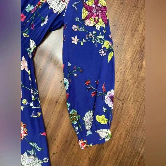 Maeve Maplewood Dress XS Long Sleeve Fit Flare Boho Floral Anthropologie EUC - Picture 6 of 15